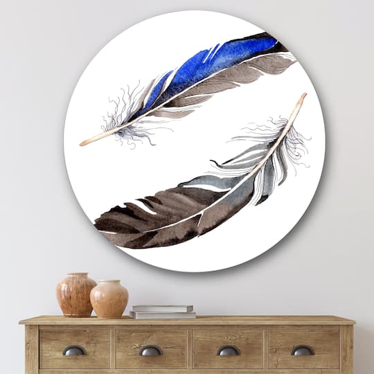 Designart - Colourful Boho Feathers III